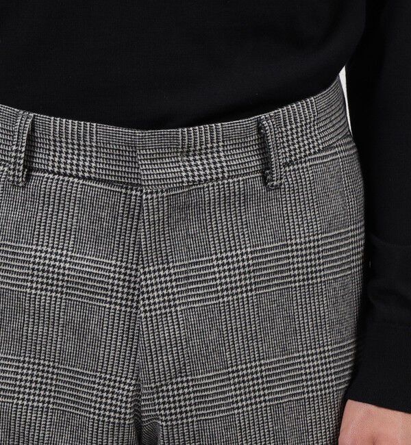 TOMORROWLAND MENS「カレッジフランネルウール ノープリーツスラックス」|スラックス|