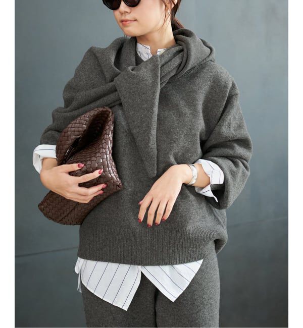 Plage「《追加》R&rsquo;IAM ストールプルオーバー」|ニット・セーター|