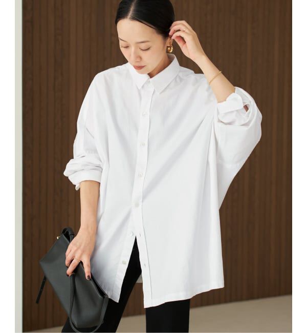 Plage「《一部カラーWEB限定追加》Light OX Poncho シャツ 3」|シャツ・ブラウス|