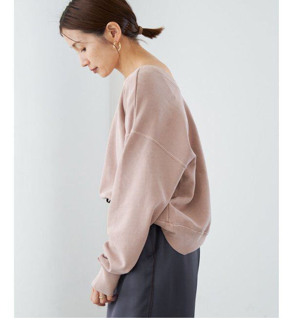 IENA「ピグメントスウェットプルオーバー」|スウェット・ジャージ|