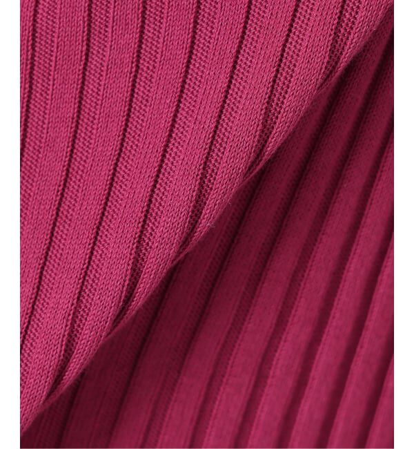 VERMEIL par iena「イタリア糸 RIB Vネックカーディガン」|カーディガン|