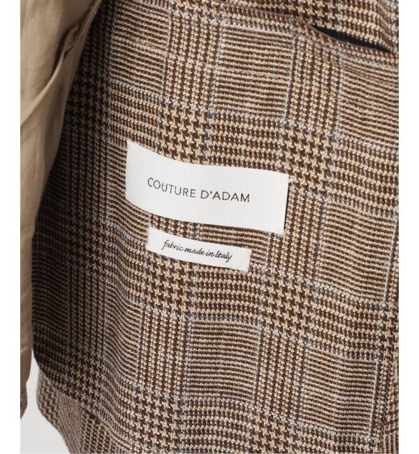 IENA「COUTURE D'ADAM/クチュールドアダム Double JK Prince of Wales 26SS-004」|テーラードジャケット|