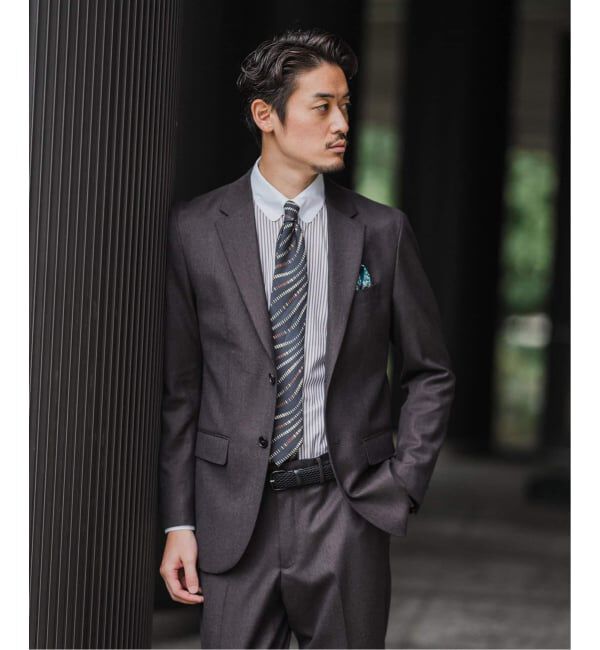 EDIFICE「SUPER 120&rsquo;s ウールサキソニー 2ボタン ジャケット【セットアップ着用可能】」|テーラードジャケット|