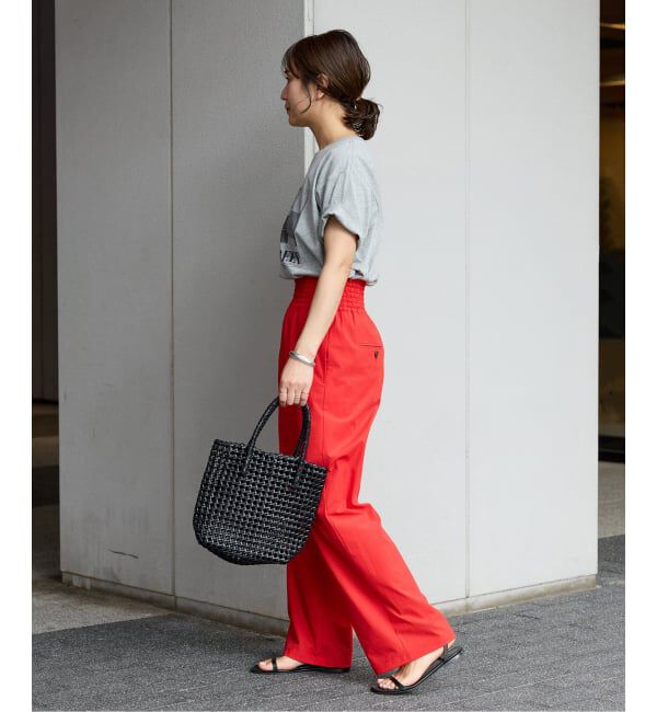 JOURNAL STANDARD「《追加6》【撥水/接触冷感/洗える/UVカット】リネンナイロンストレッチワイドパンツ」|その他|