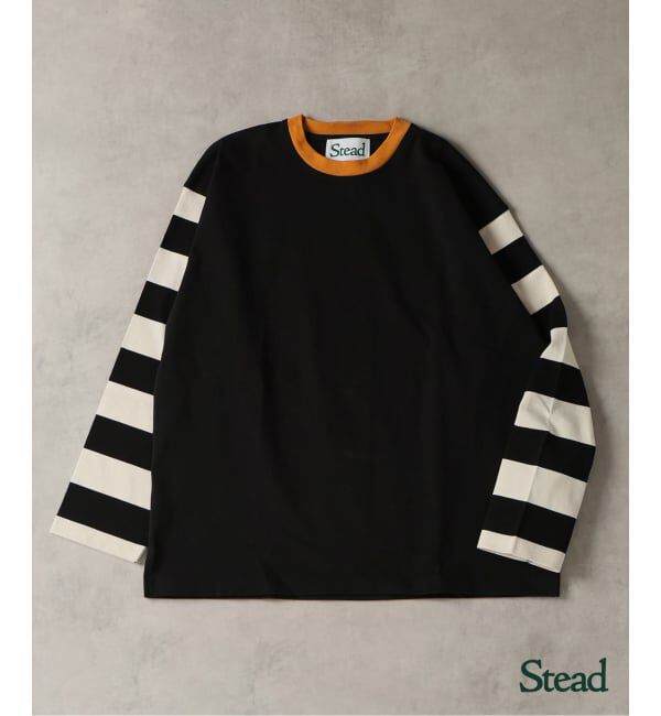 J.S.Homestead「Stead / レーサー スリーブ ロンT」|Tシャツ・カットソー|ブラック