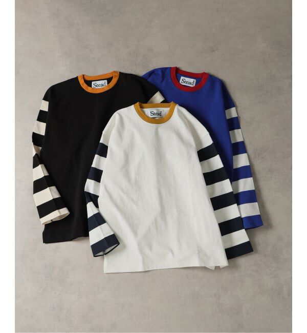 J.S.Homestead「Stead / レーサー スリーブ ロンT」|Tシャツ・カットソー|