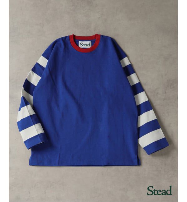 J.S.Homestead「Stead / レーサー スリーブ ロンT」|Tシャツ・カットソー|ネイビー B