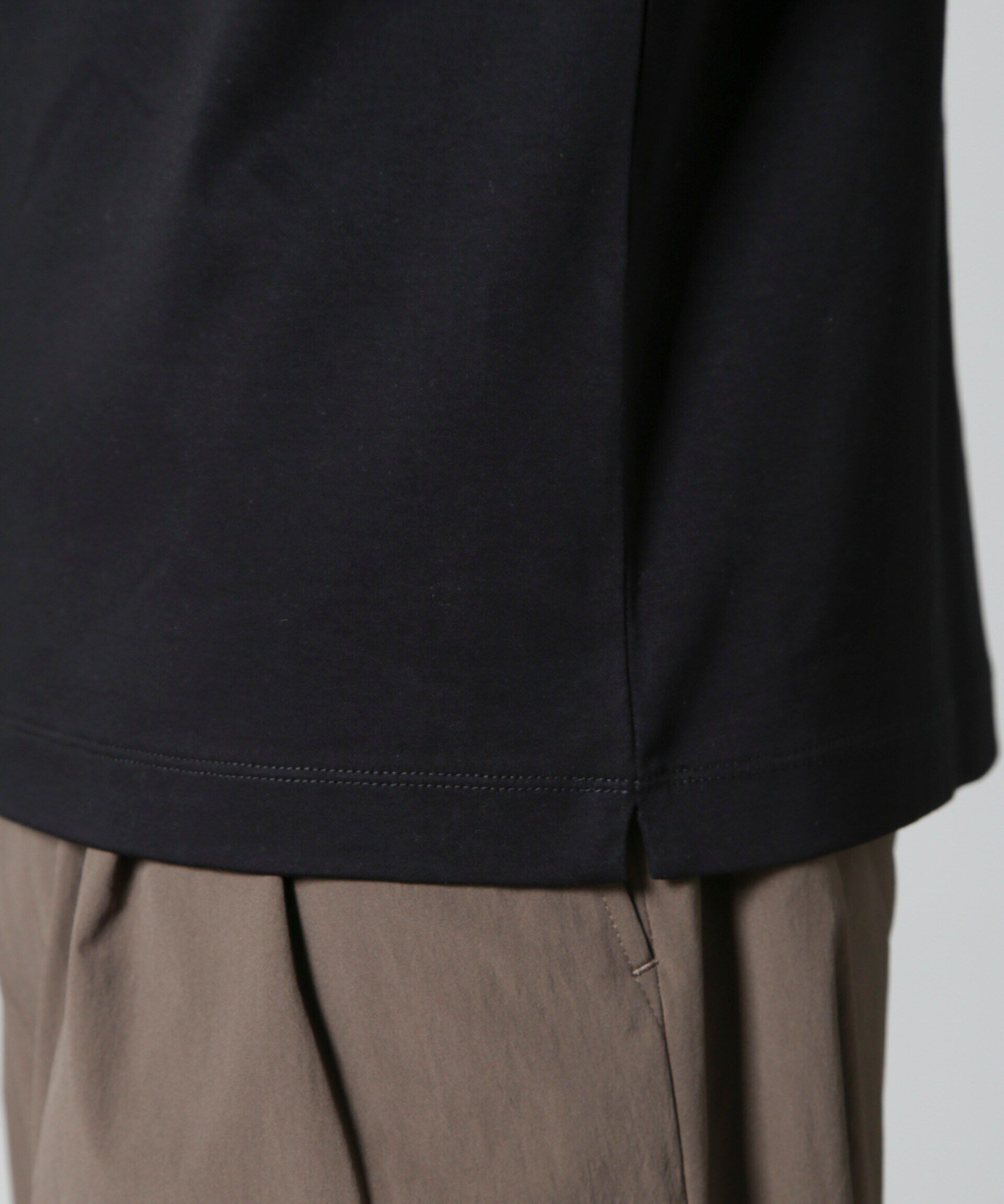 nano･universe「アンチスメルモックネックTシャツ 長袖」|Tシャツ・カットソー|