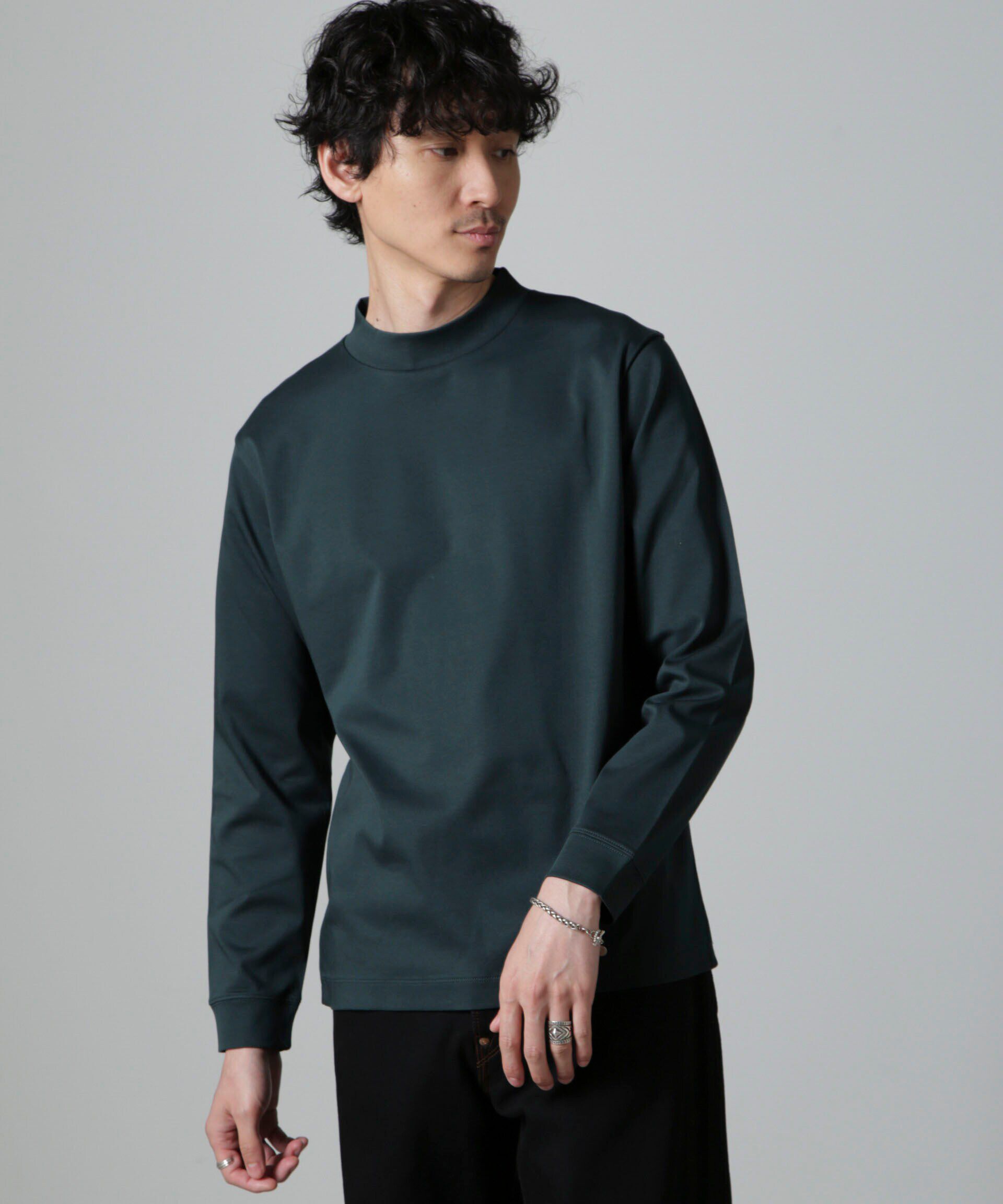 nano･universe「アンチスメルモックネックTシャツ 長袖」|Tシャツ・カットソー|