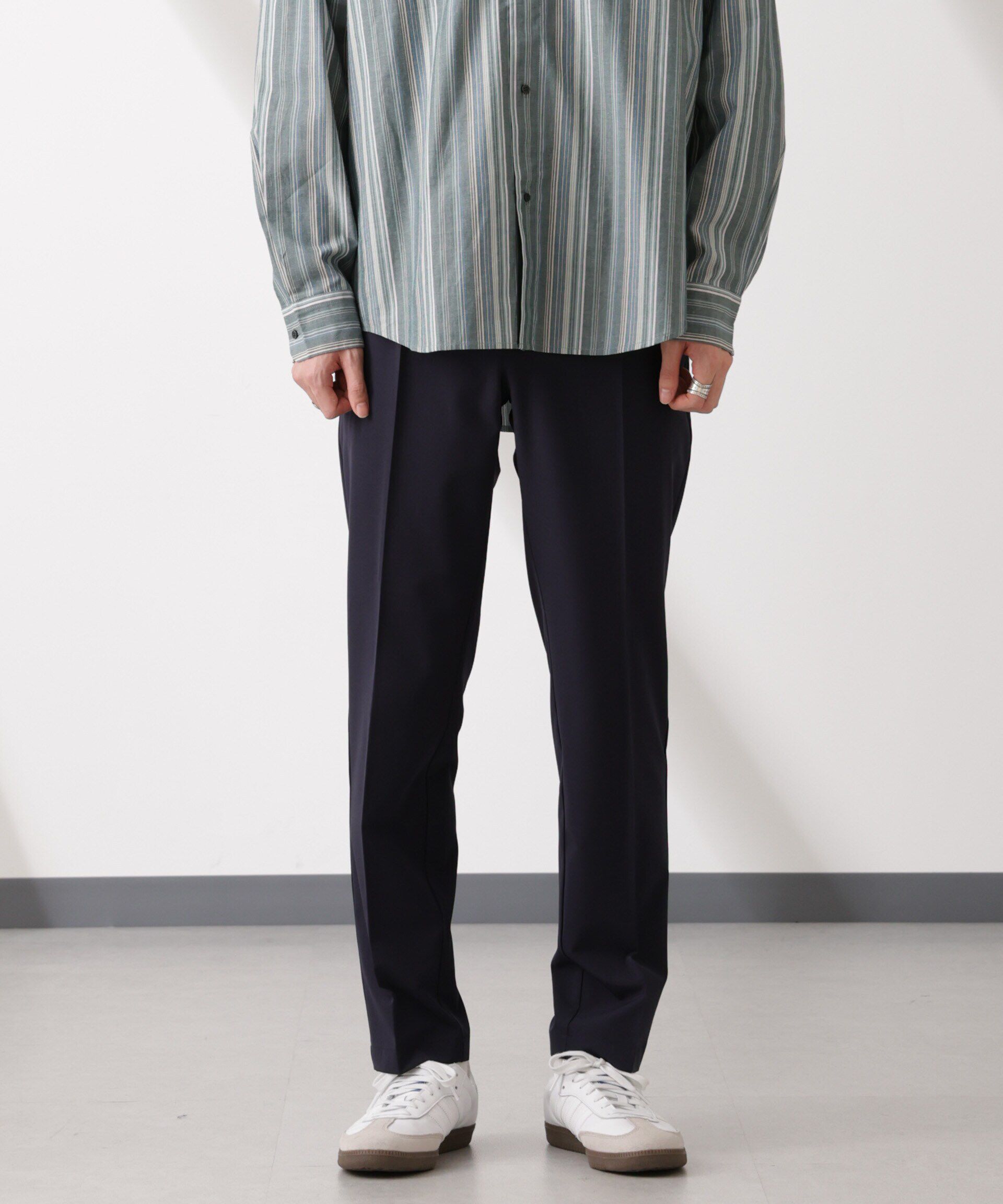 nano･universe「ライトウェイトストレッチ タイトスラックス(セットアップ可)」|チノ|