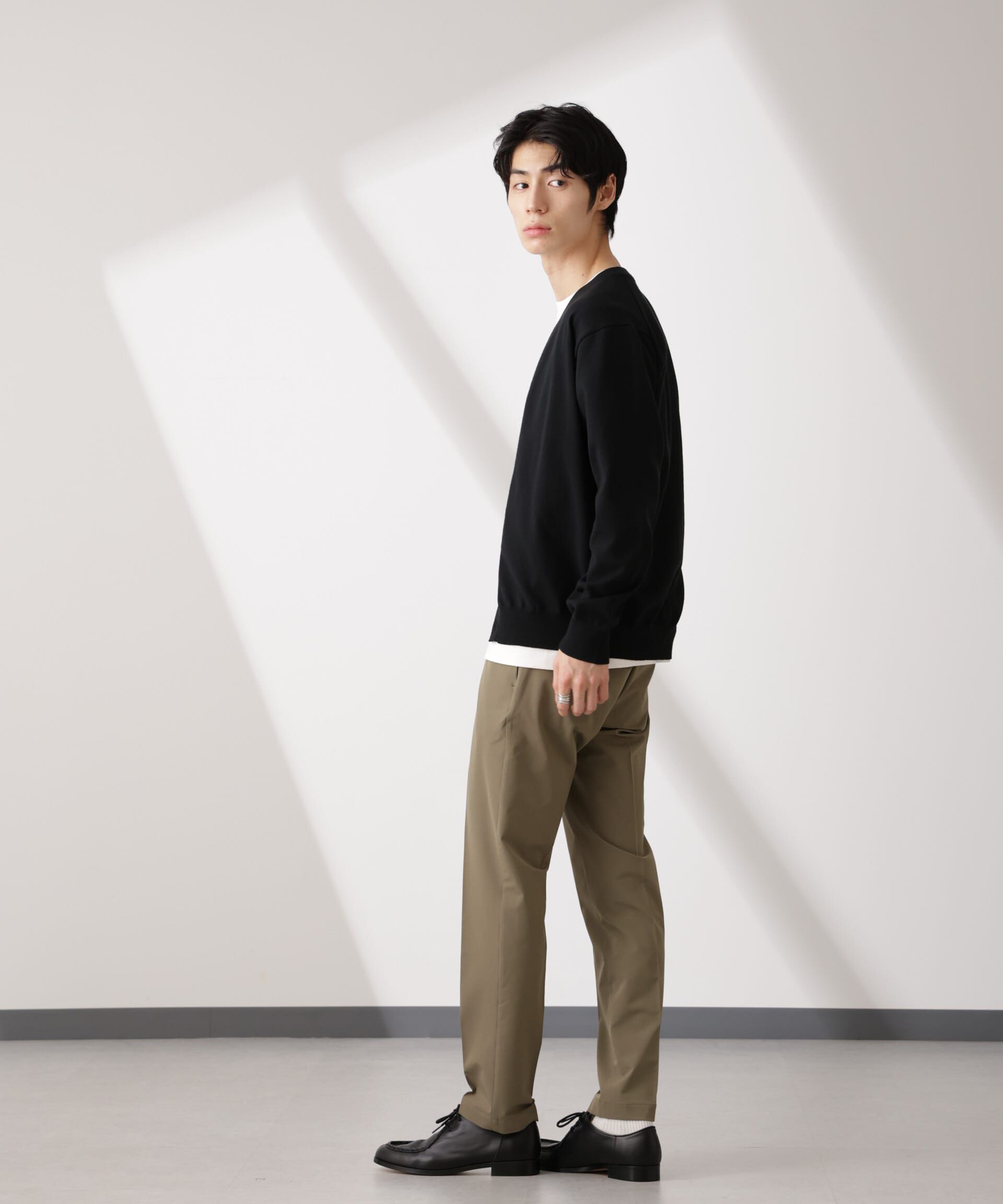 nano･universe「ライトウェイトストレッチ タイトスラックス(セットアップ可)」|チノ|