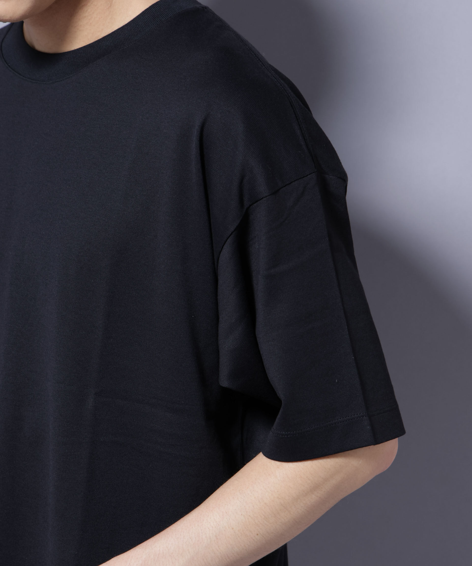 nano･universe「Anti Soaked(R)  汗染み防止 クルーネック ビッグシルエットTシャツ」|Tシャツ・カットソー|