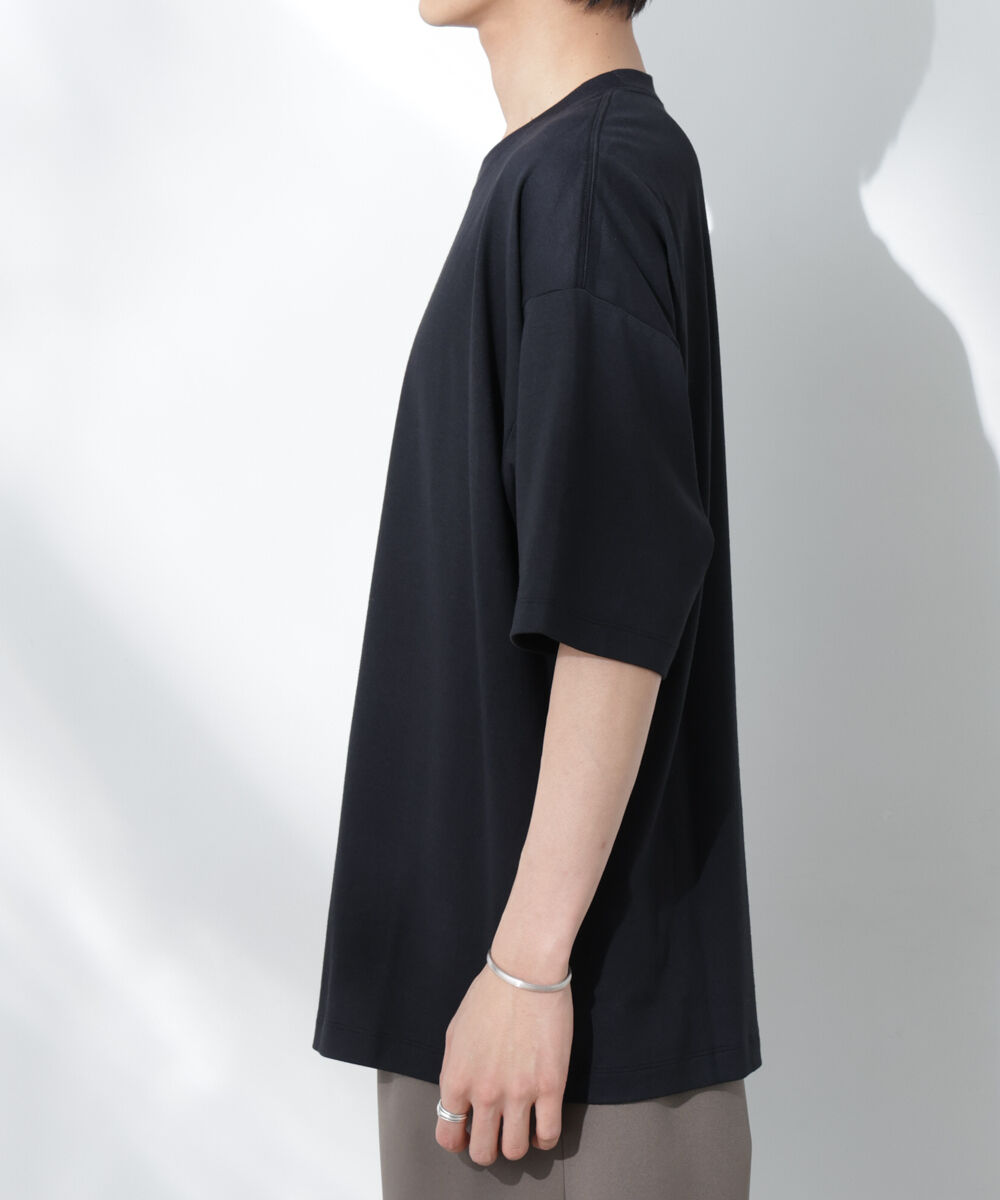 nano･universe「Anti Soaked(R)  汗染み防止 クルーネック ビッグシルエットTシャツ」|Tシャツ・カットソー|