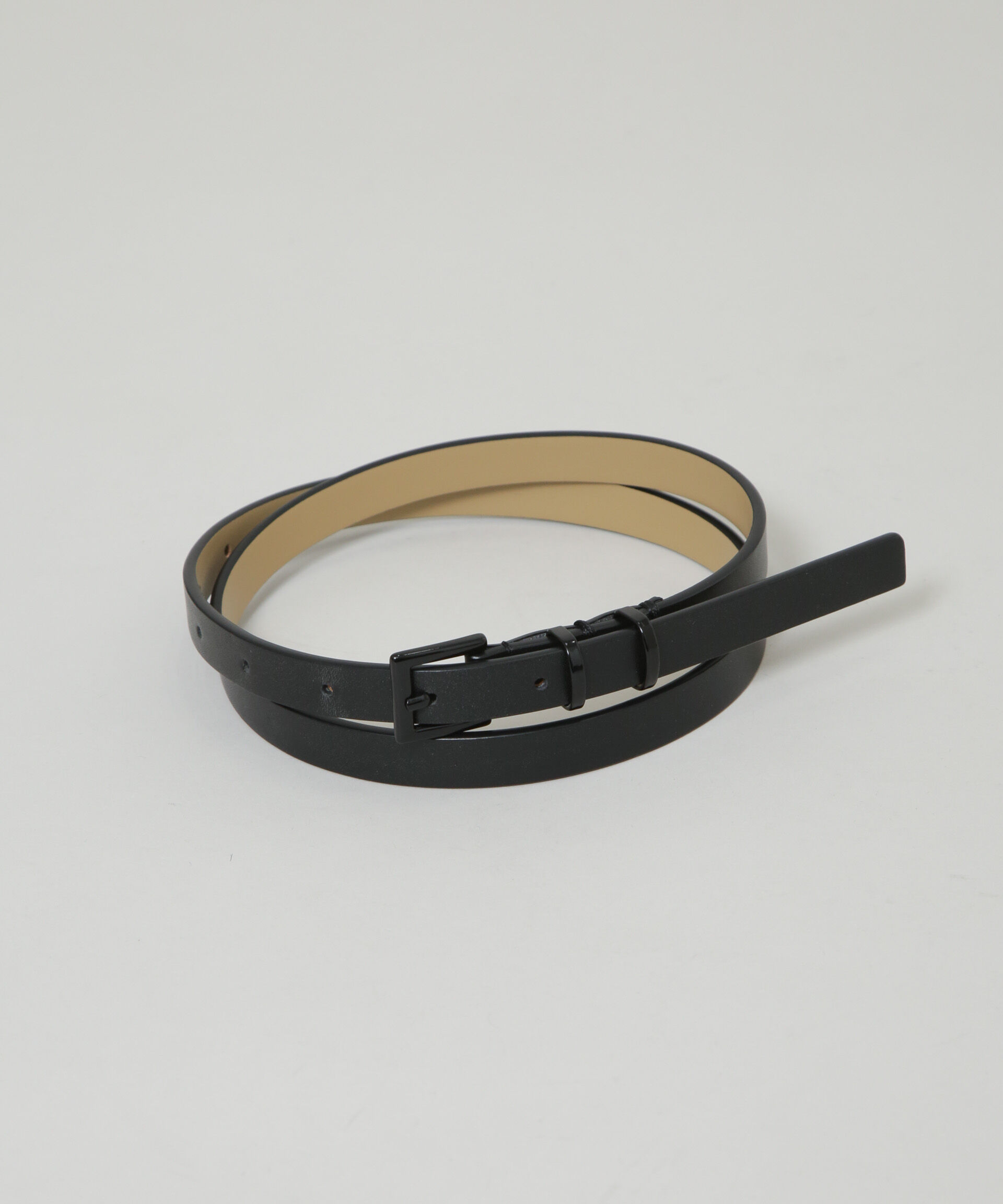 nano･universe「ペイントバックル細ベルト」|ベルト|