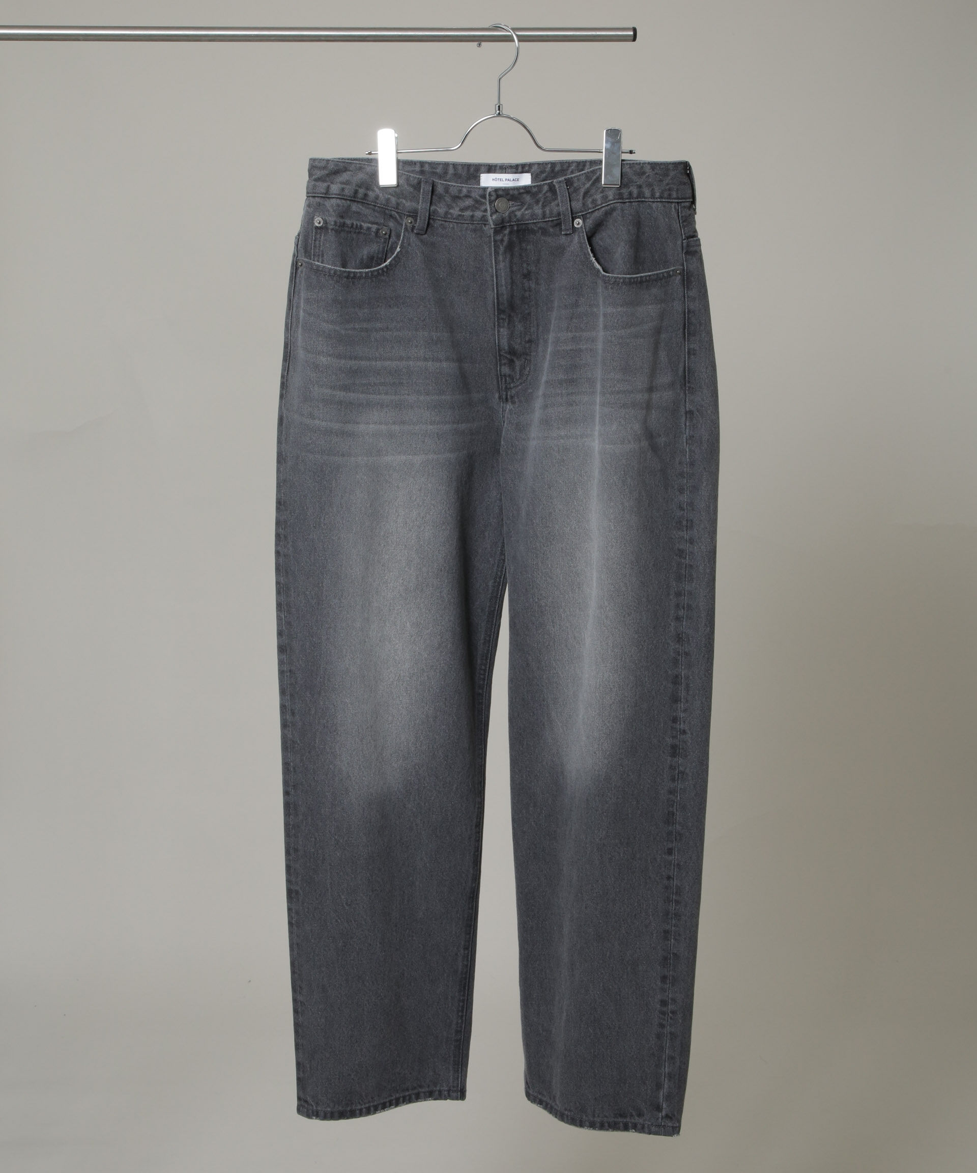 nano･universe「｢HOTEL PALACE｣ フェードデニム ルーズシルエットパンツ」|チノ|
