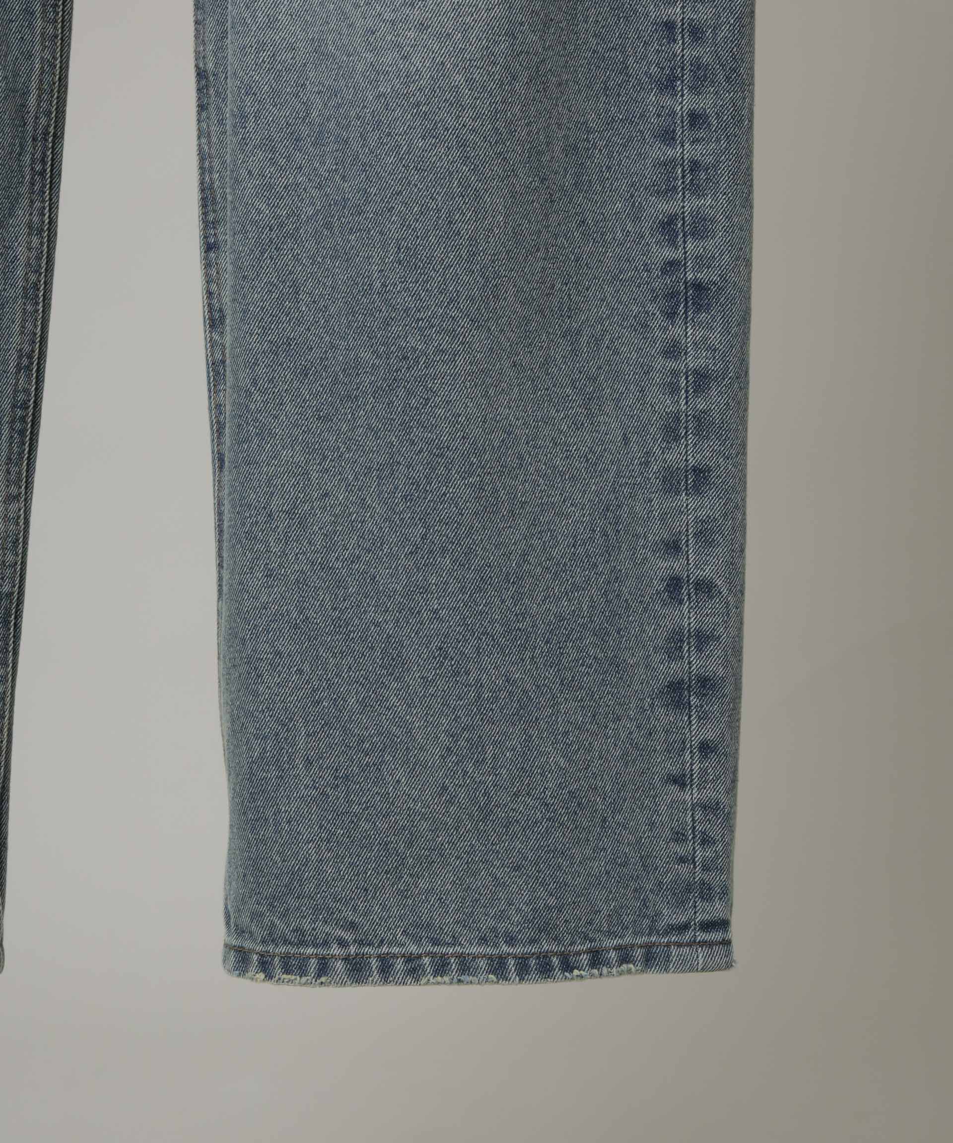 nano･universe「｢HOTEL PALACE｣ フェードデニム ルーズシルエットパンツ」|チノ|