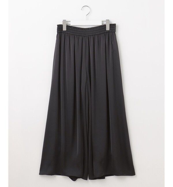 自由区「【カタログ掲載・セットアップ対応・ウエストゴム・洗える】セミブライトサテンギャザー パンツ」|その他|