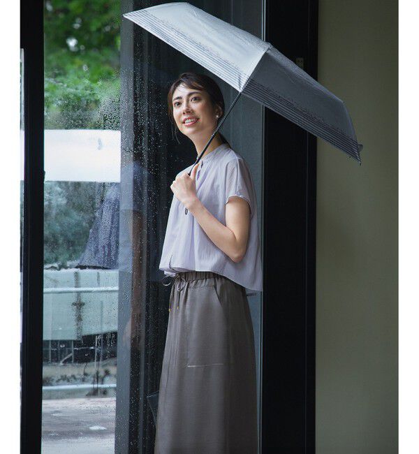 23区「【撥水加工/洗える】シアーナイロンツイル レイヤード ブラウス」|シャツ・ブラウス|