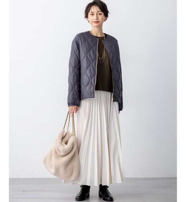 23区「中綿パディング コンパクト アウター」|ダウン|