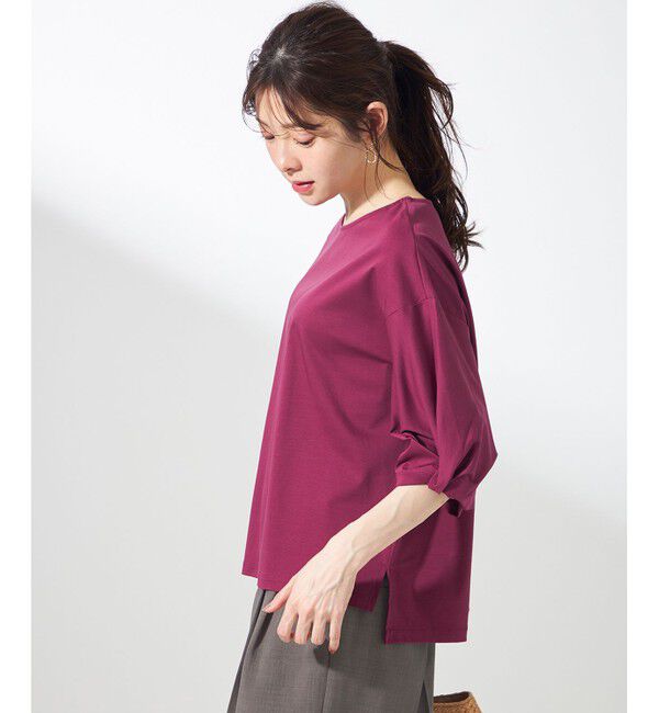 any SiS「シルケットスムースツイストスリーブ カットソー」|Tシャツ・カットソー|