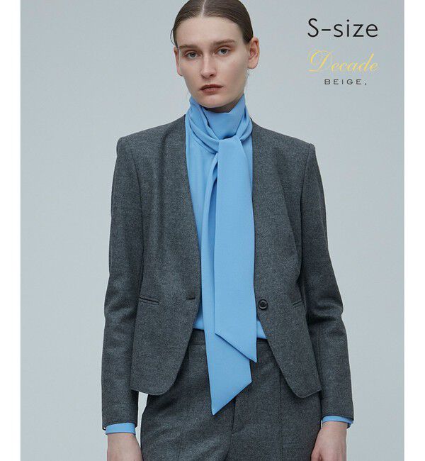 BEIGE,「【S-size】CORBY / ノーカラージャケット」|ノーカラージャケット|C.Gray