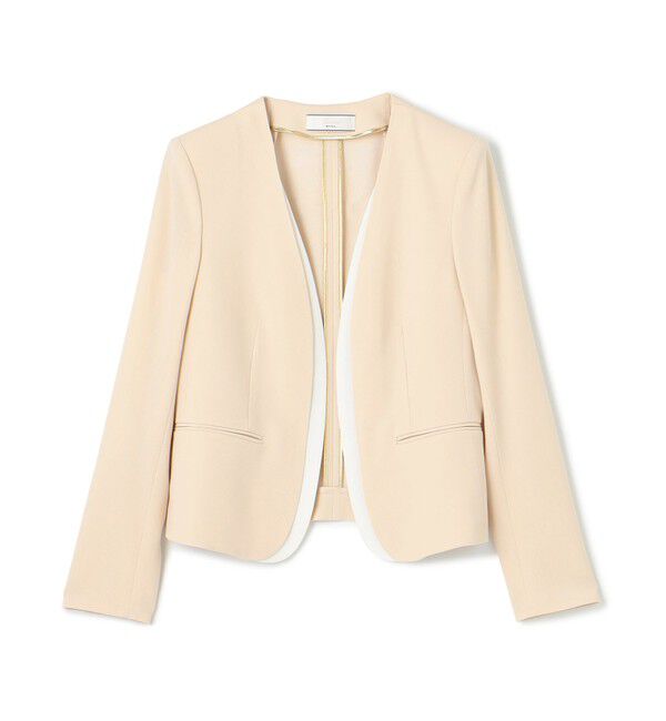 BEIGE,「CINDY / ダブルカラージャケット」|ノーカラージャケット|