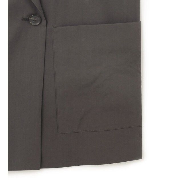 BEIGE,「【洗える・FUDGE 6月号掲載】MALLOW / コットンテーラードオーバージャケット」|テーラードジャケット|