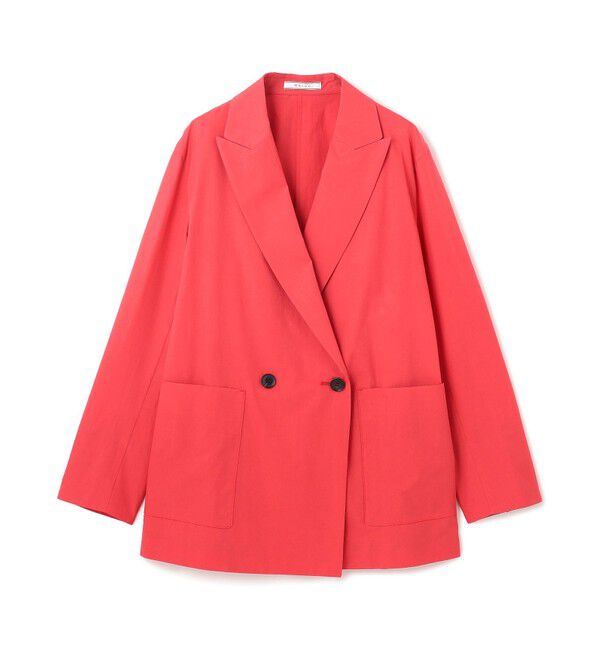 BEIGE,「【洗える・FUDGE 6月号掲載】MALLOW / コットンテーラードオーバージャケット」|テーラードジャケット|