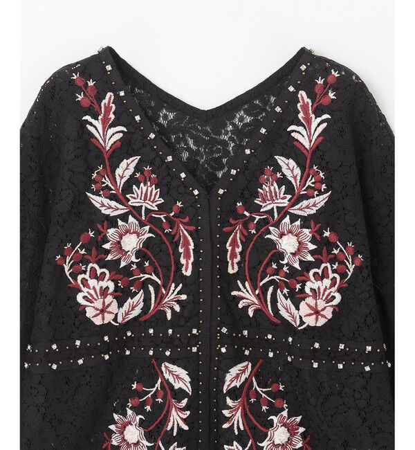 GRACE CONTINENTAL「レース刺繍トップ」|シャツ・ブラウス|