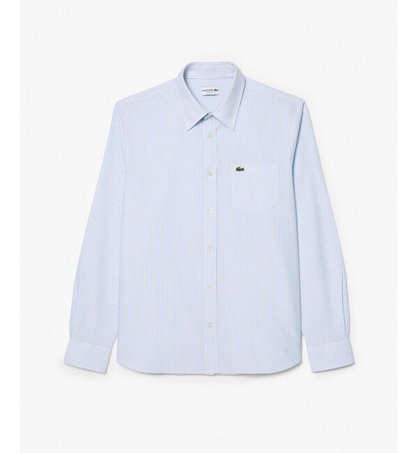LACOSTE「オックスフォードストライプシャツ」|シャツ・ブラウス|ライトブルー