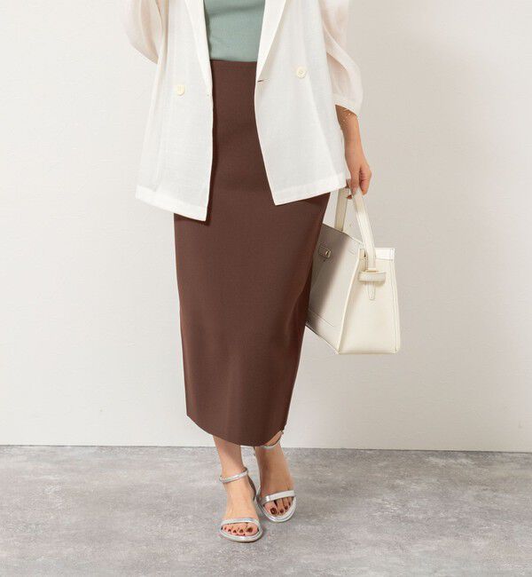 NOLLEY'S「《セットアップ対応》ミラノリブタイトスカート」|タイト|