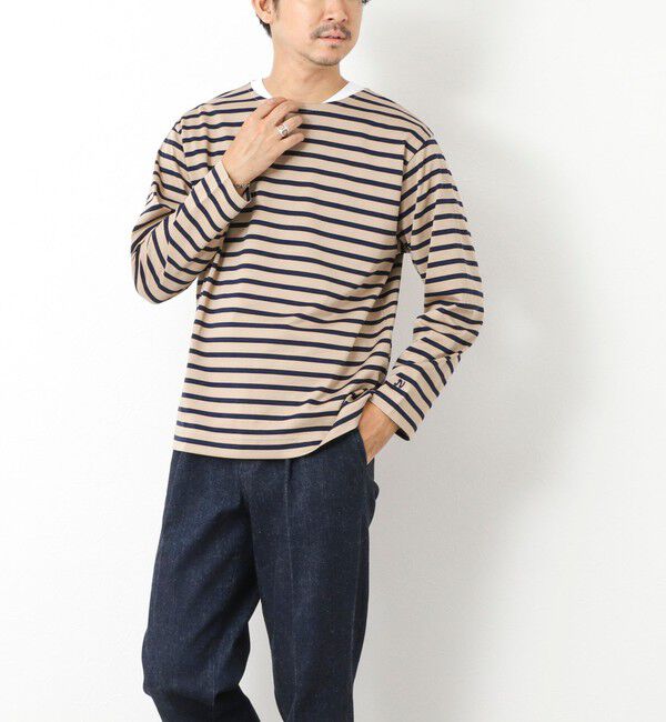 NOLLEY'S goodman「MVSシルケットボーダーBN」|Tシャツ・カットソー|