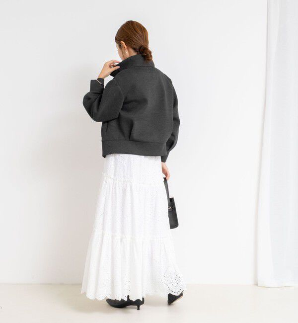 NOLLEY'S「《セットアップ対応》ウォッシャブルエアボールスタンドジップブルゾン」|ブルゾン・スタジャン|