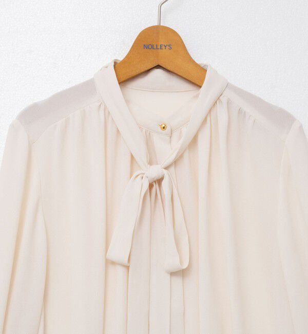NOLLEY'S「ジョーゼットボウタイブラウス」|シャツ・ブラウス|
