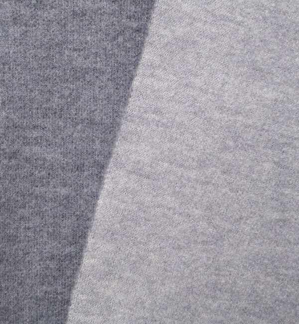 Rie Miller「バイカラー強縮ニットショール」|ニット・セーター|