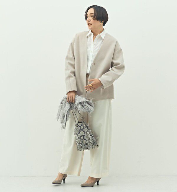 NOLLEY'S「ウォッシャブルストレッチジャージハオリ」|ブルゾン・スタジャン|