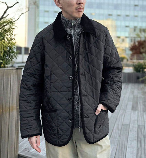 NOLLEY'S goodman「【Traditional weatherwear】別注 WAVERLY キルティングジャケット 25AW」|ブルゾン・スタジャン|ブラック