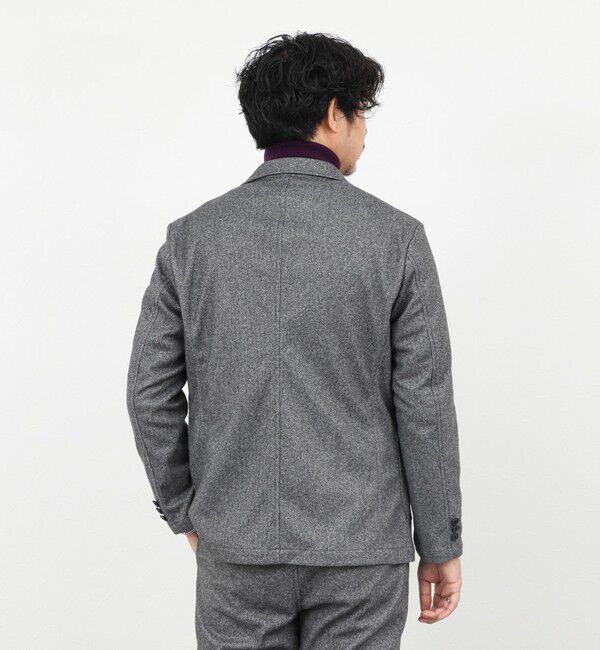 NOLLEY'S goodman「《セットアップ対応》【Active Jersey】ホームスパン ストレッチイージーJK」|テーラードジャケット|