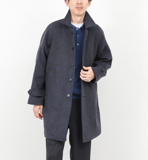 NOLLEY'S goodman「《ビジカジ対応》尾州ビーバーステンカラーコート 25AW」|ステンカラーコート|