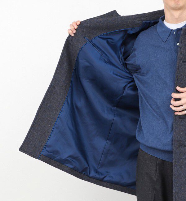 NOLLEY'S goodman「《ビジカジ対応》尾州ビーバーステンカラーコート 25AW」|ステンカラーコート|