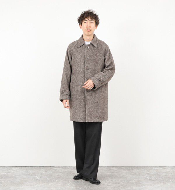 NOLLEY'S goodman「《ビジカジ対応》尾州ビーバーステンカラーコート 25AW」|ステンカラーコート|