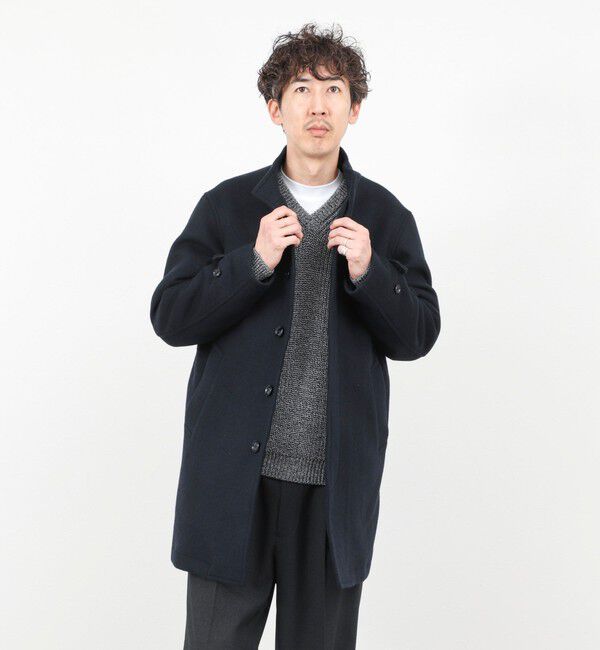 NOLLEY'S goodman「《ビジカジ対応》尾州ビーバースタンドカラーコート 25AW」|その他|