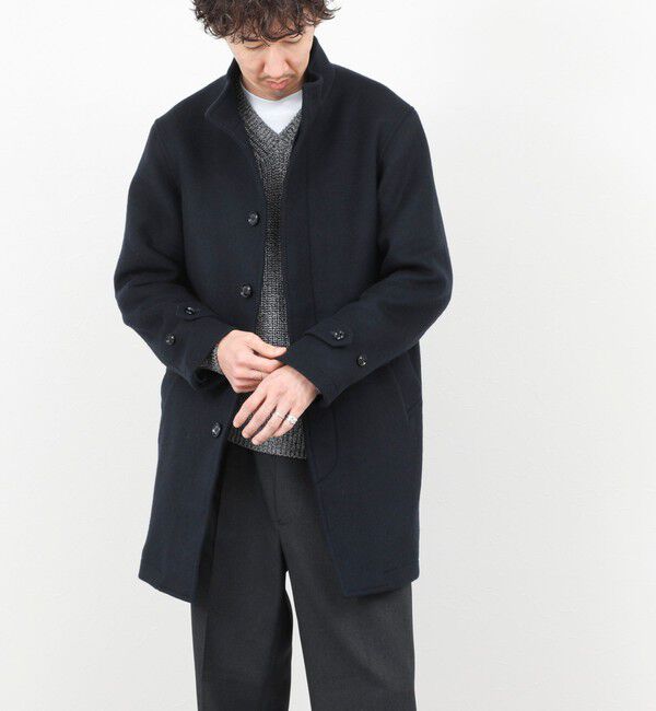 NOLLEY'S goodman「《ビジカジ対応》尾州ビーバースタンドカラーコート 25AW」|その他|