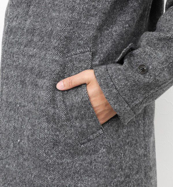 NOLLEY'S goodman「《ビジカジ対応》尾州ビーバースタンドカラーコート 25AW」|その他|