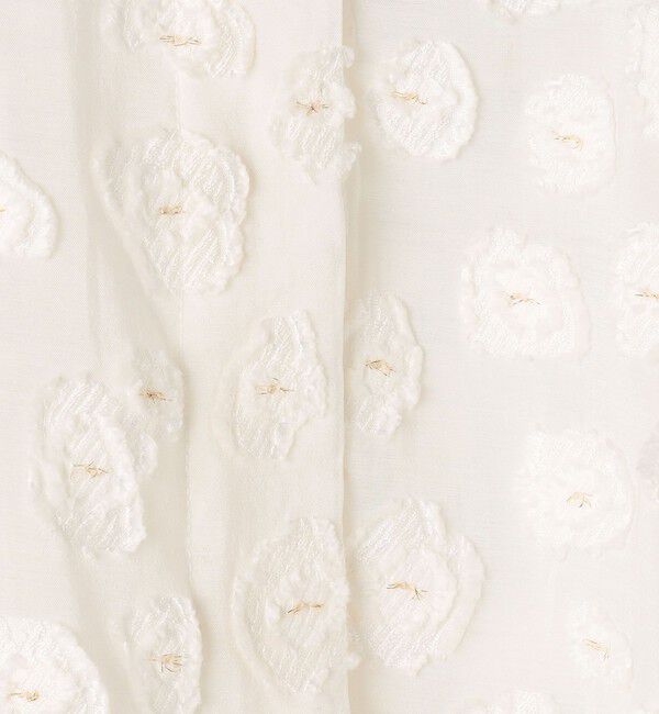 NOLLEY'S「【KIRYU】ウォッシャブル花柄ジャガードシャツ」|シャツ・ブラウス|