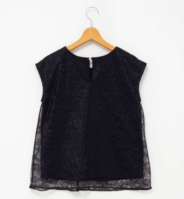 NOLLEY'S「ウォッシャブルレースレイヤードブラウス」|シャツ・ブラウス|