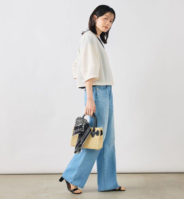 NOLLEY'S「ウォッシャブルヴィンテージメッシュカーディガン」|ブルゾン・スタジャン|