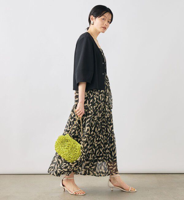 NOLLEY'S「ウォッシャブルヴィンテージメッシュカーディガン」|ブルゾン・スタジャン|