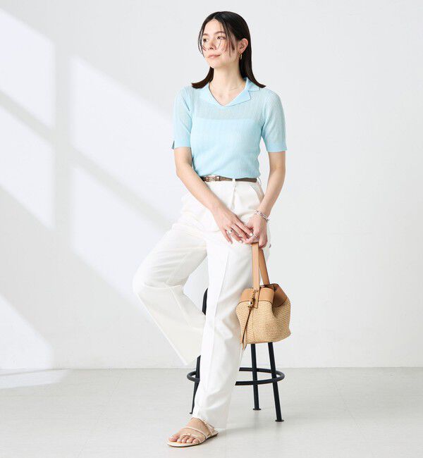 NOLLEY'S sophi「《セットアップ対応》ウォッシャブルドライツイルワイドパンツ」|その他|