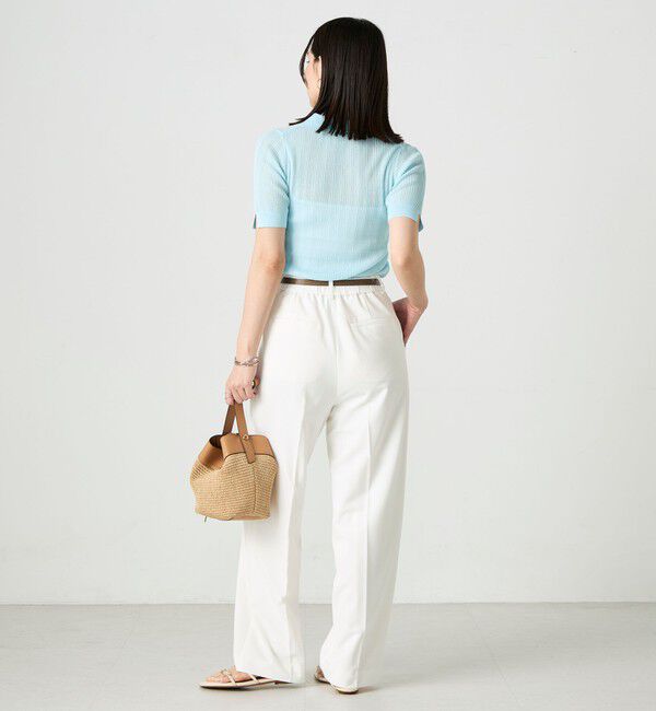 NOLLEY'S sophi「《セットアップ対応》ウォッシャブルドライツイルワイドパンツ」|その他|